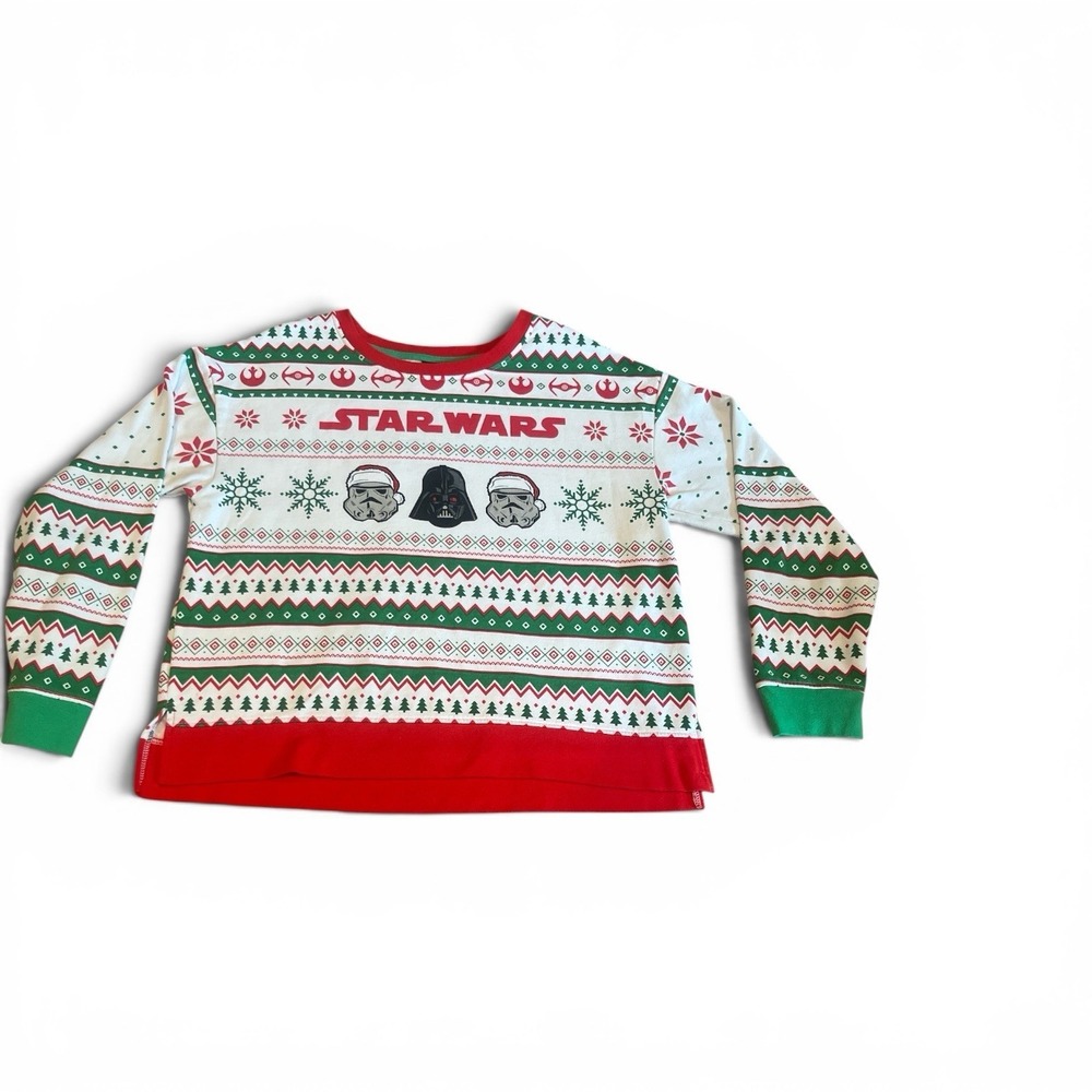 Star Wars Christmas Ugly sweatshirt Lounge Top Men's M (186)